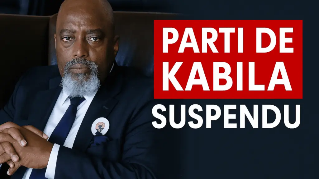 ​Le parti de Joseph Kabila suspendu en RDC