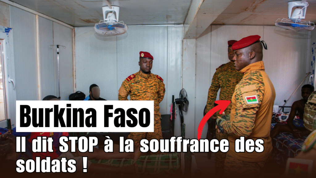 Président Ibrahim Traoré à l’hôpital militaire Tanguet-OUATTARA