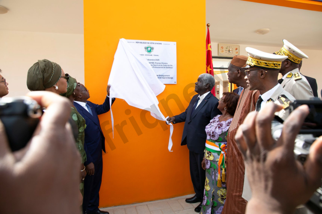 Inauguration du Lycée professionnel de Gbéléban