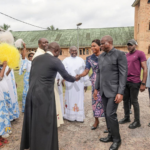 Couple présidentiel à la messe du Nouvel An