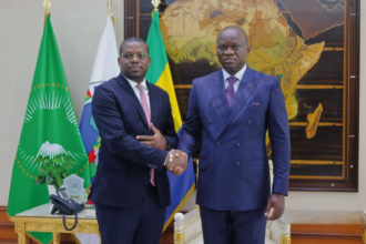 Le Chef de l’État reçoit le Président Europe et Afrique de Schlumberger