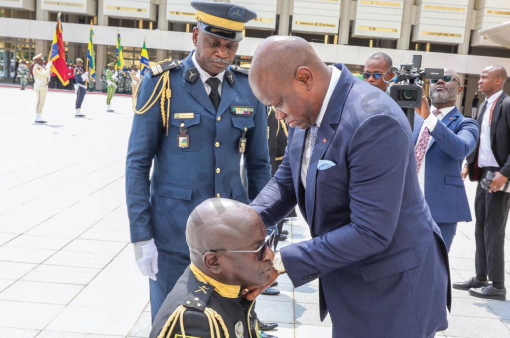 remise de galons aux officiers 2026 au Gabon