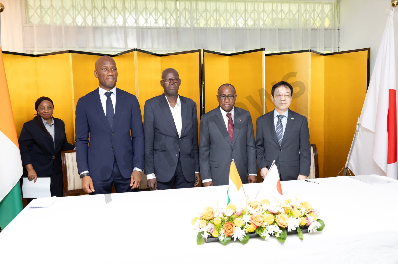 éducation nationale en Côte d’Ivoire – nouvelles salles de classe au lycée moderne de Guibéroua
