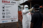 Équipe médicale mobilisée contre l’épidémie d’Ebola en RDC
