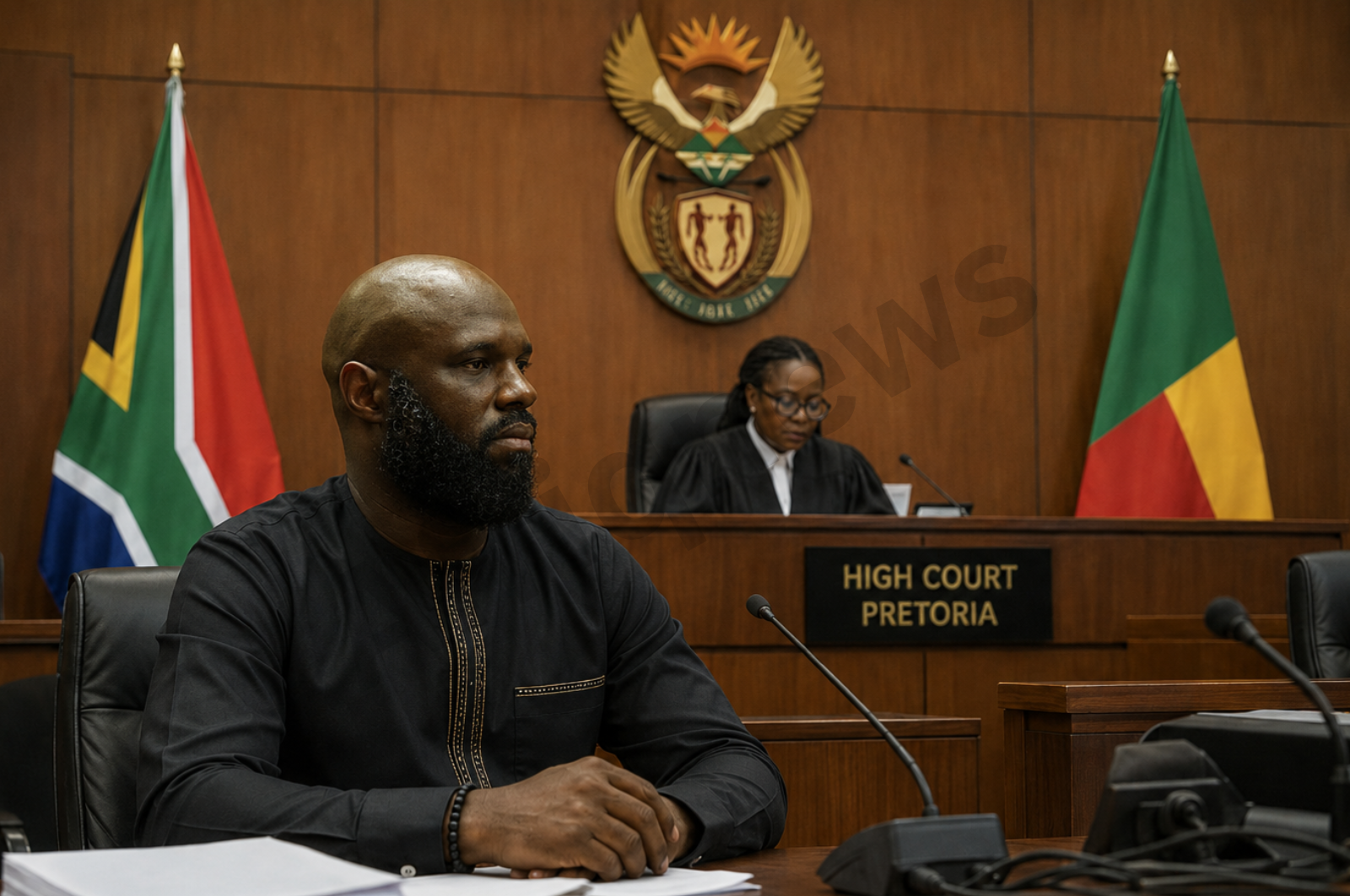 Kemi Seba extradition Bénin devant un tribunal en Afrique du Sud