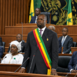 Ousmane Sonko à l’Assemblée nationale lors de son élection à la présidence du Parlement sénégalais