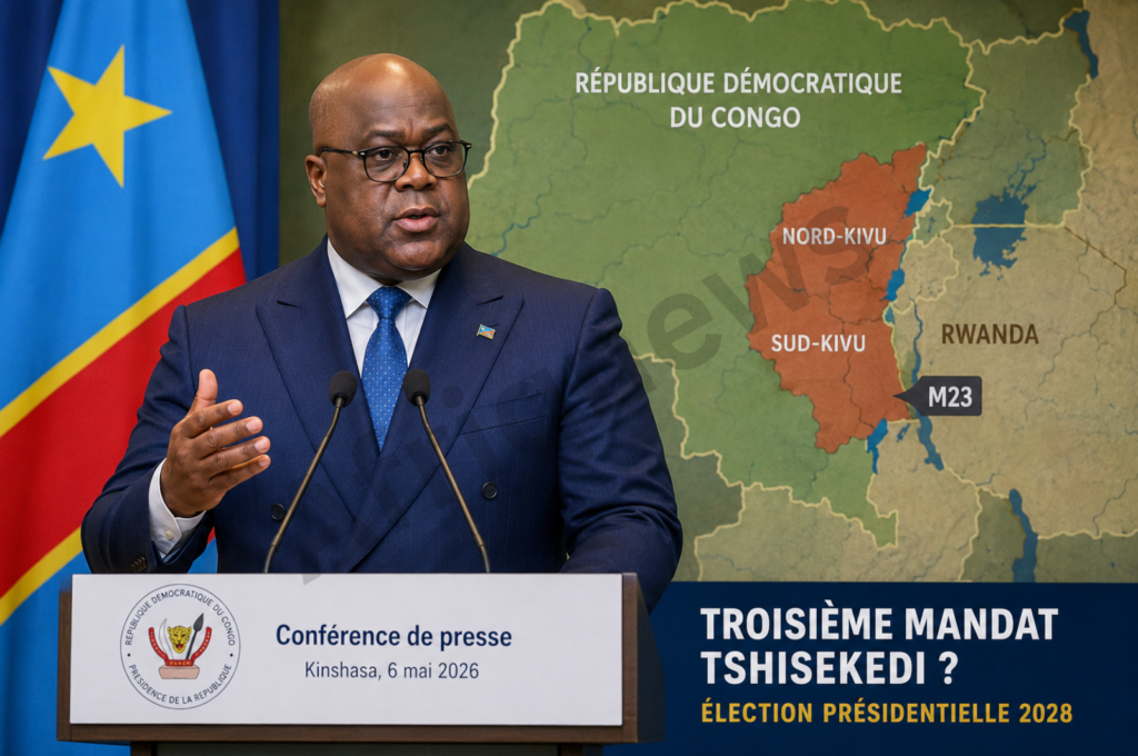 Félix Tshisekedi évoque le troisième mandat Tshisekedi et l’élection présidentielle de 2028 en RDC