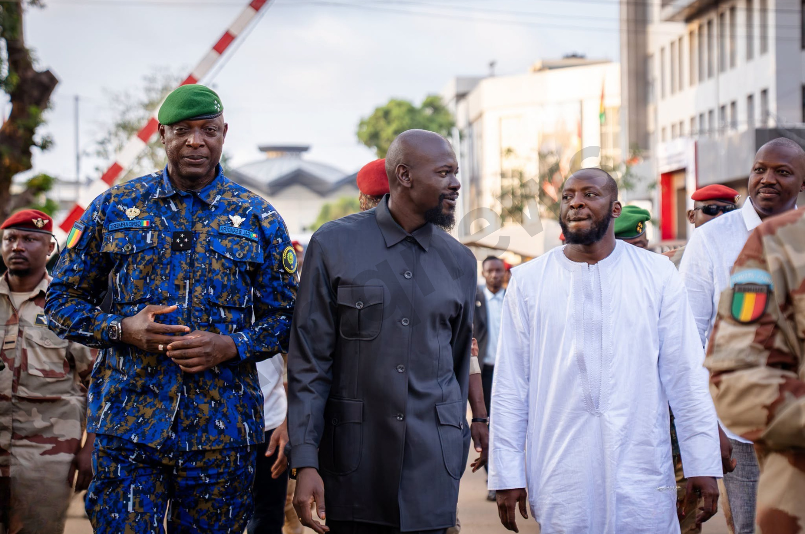 Mamadi Doumbouya à Kaloum